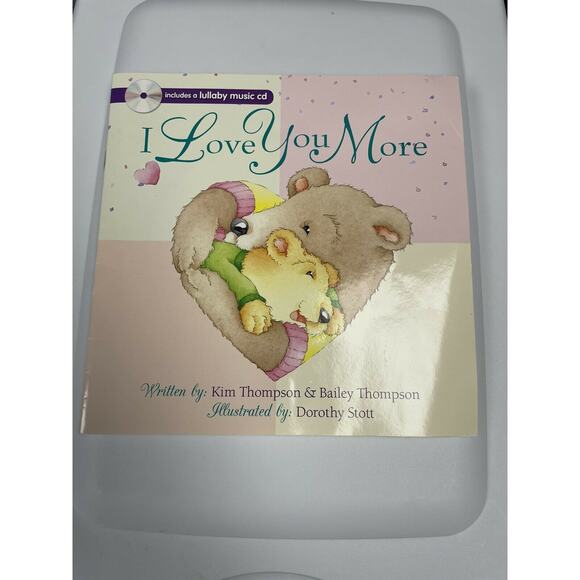 I Love You More Paperback & Lullaby Music CD by Thompson. - Picture 1 of 3